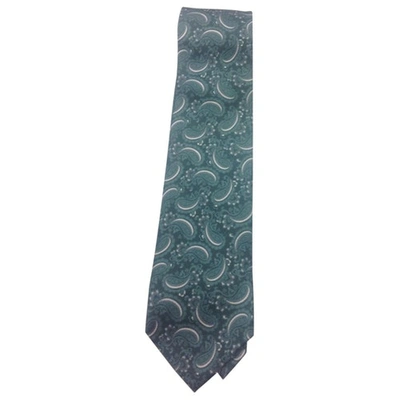 Pre-owned Tom Ford Green Silk Tie