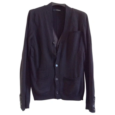 Pre-owned The Kooples Quilted Cotton Cardigan In Black