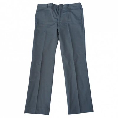Pre-owned Dior Putty-coloured Trousers In Beige