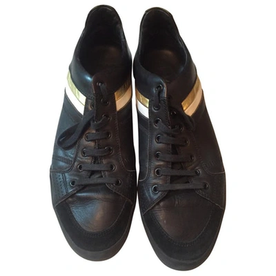 Pre-owned Dior Low Trainers In Black