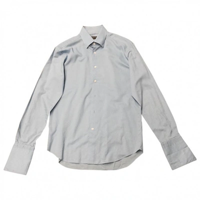 Pre-owned Lanvin Blue Cotton Shirt