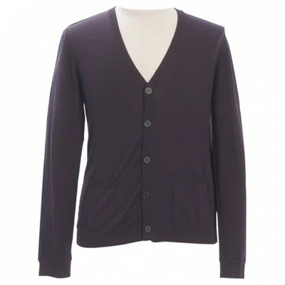 Pre-owned Lanvin Wool Vest In Purple