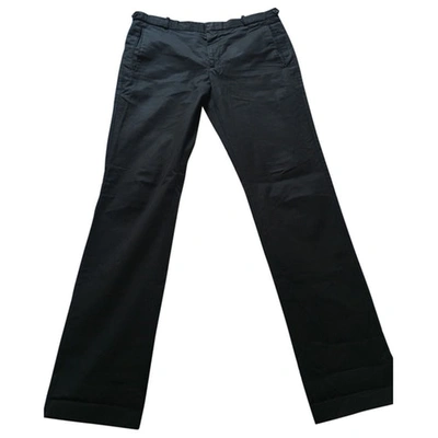 Pre-owned Sandro Pants In Blue