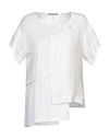 HIGH BY CLAIRE CAMPBELL HIGH WOMAN T-SHIRT WHITE SIZE XL VISCOSE, SILK,12394695UO 4