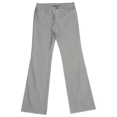 Pre-owned Calvin Klein Pants In Grey