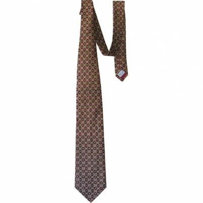 Pre-owned Valentino Garavani Silk Tie In Multicolour