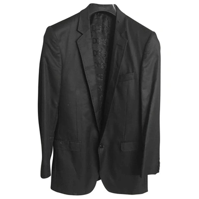 Pre-owned Dolce & Gabbana Silk Vest In Black