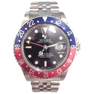 Pre-owned Rolex Gmt Master Multicolour Steel Watch