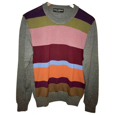 Pre-owned Dolce & Gabbana Wool Pull In Multicolour