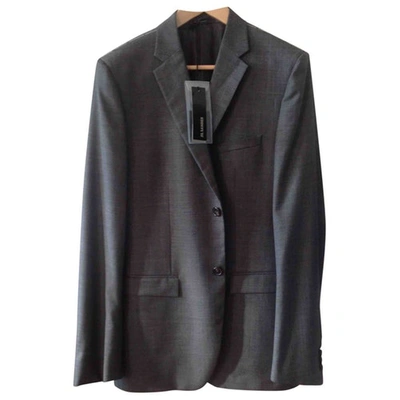 Pre-owned Jil Sander Wool Vest In Grey