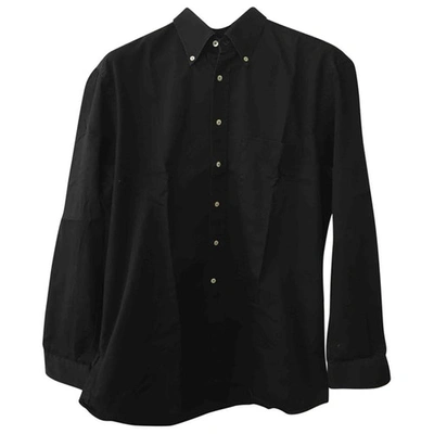 Pre-owned Fay Shirt In Black