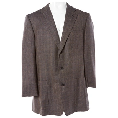 Pre-owned Ermenegildo Zegna Wool Jacket In Grey