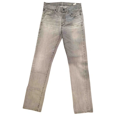 Pre-owned 7 For All Mankind Slim Jean In Grey