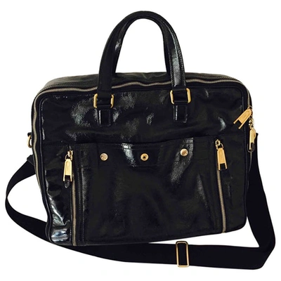 Pre-owned Saint Laurent Leather Bag In Black