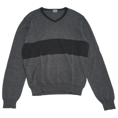 Pre-owned Joseph Wool Pull In Anthracite