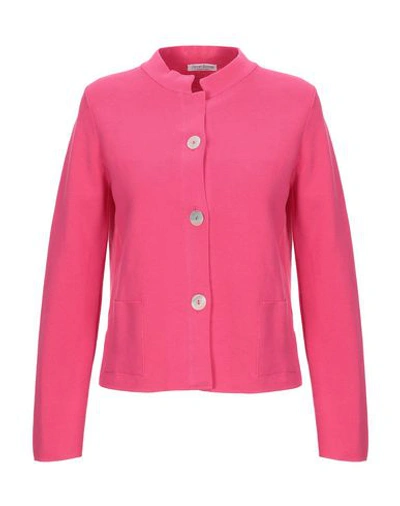Gran Sasso Cardigan In Fuchsia