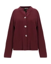 Gran Sasso Cardigan In Maroon