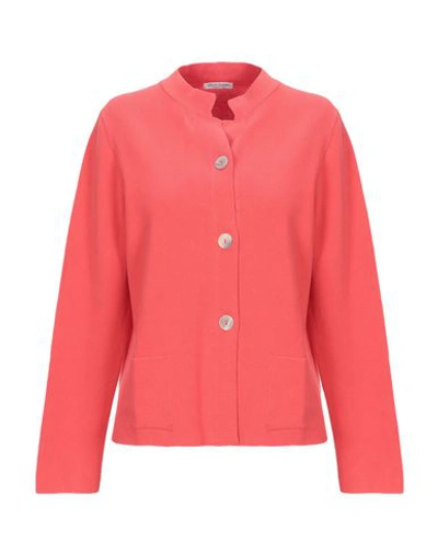 Gran Sasso Cardigan In Coral