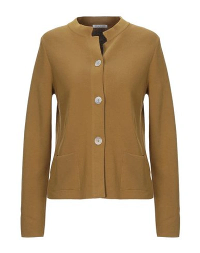 Gran Sasso Cardigan In Ocher