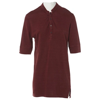 Pre-owned Balmain Polo Shirt In Red