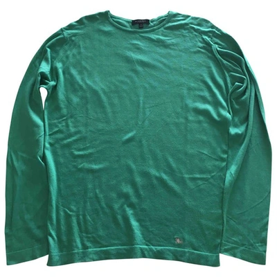 Pre-owned Burberry Pull In Green