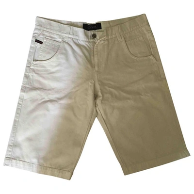 Pre-owned Gucci White Cotton Shorts