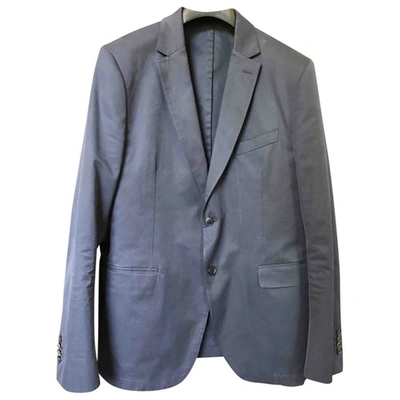 Pre-owned Ferragamo Vest In Blue