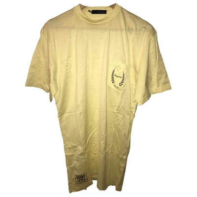 Pre-owned Dsquared2 Yellow Cotton T-shirt