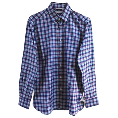 Pre-owned Ermenegildo Zegna Shirt In Blue