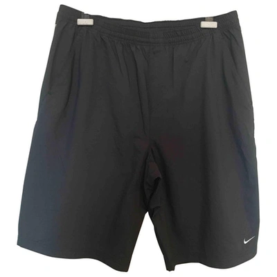 Pre-owned Nike Anthracite Synthetic Shorts