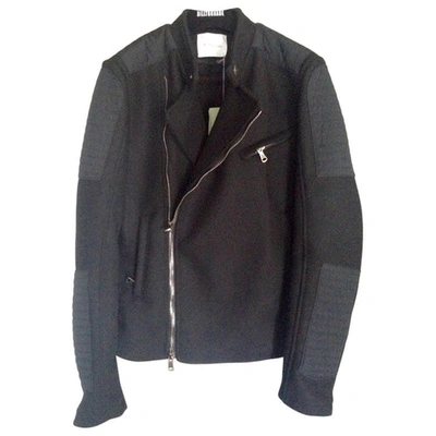 Pre-owned Pierre Balmain Wool Jacket In Black
