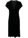 RICK OWENS SHORT-SLEEVE MIDI DRESS