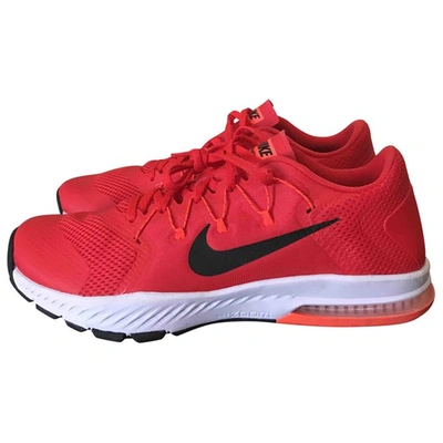 Pre-owned Nike Cloth Trainers In Red