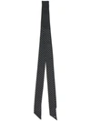 SAINT LAURENT STUD EMBELLISHED TIE