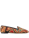 ETRO EMBROIDERED SLIPPERS
