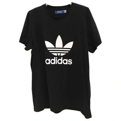 Pre-owned Adidas Originals Black Cotton T-shirt