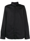 Armani Exchange Button Down Shirt In Black