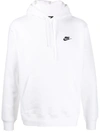 Nike Embroidered Logo Hoodie In White