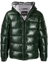 Duvetica Hooded Padded Jacket In 880 Palude