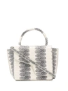 ATP ATELIER MONTALCINO SNAKESKIN-EFFECT TOTE