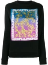 VERSACE JEANS COUTURE GRAPHIC PRINT SWEATSHIRT