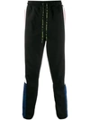 Puma Straight Leg Trackpants In Black
