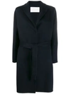 FABIANA FILIPPI BELTED FINE KNIT COAT