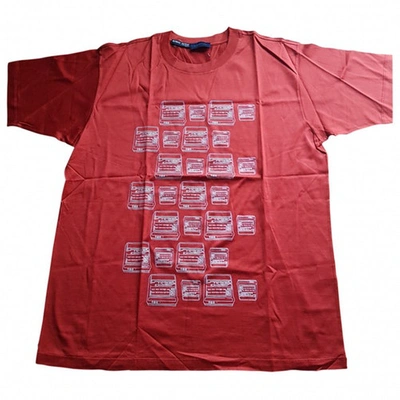 Pre-owned Lanvin Red Cotton T-shirt