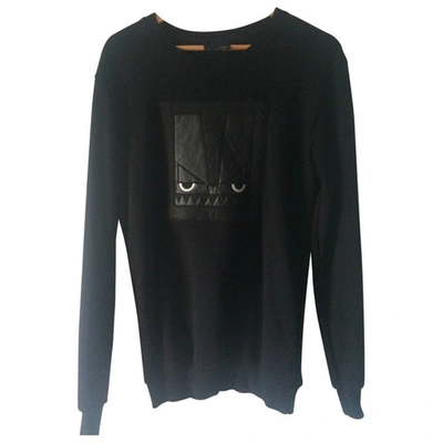 Pre-owned Fendi Black Cotton Knitwear & Sweatshirts