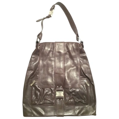 Pre-owned Fendi Leather Bag In Brown