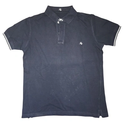 Pre-owned Fay Polo Shirt In Blue