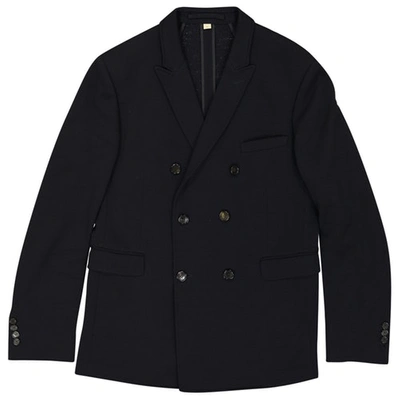 Pre-owned Burberry Navy Wool Jacket