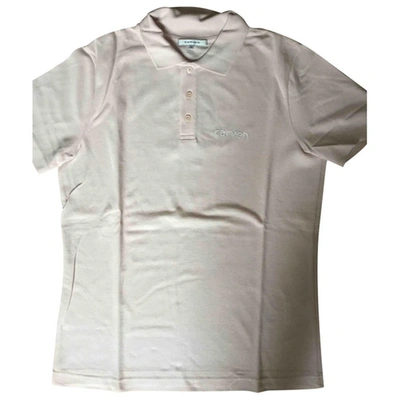 Pre-owned Carven Polo Shirt In Pink