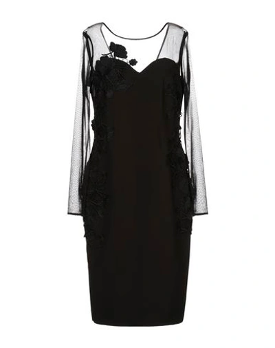 Hanita Midi Dresses In Black